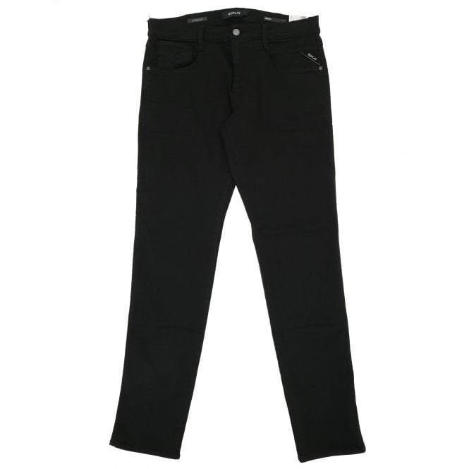 Replay Anbass Hyperflex Color Edition Black Jeans