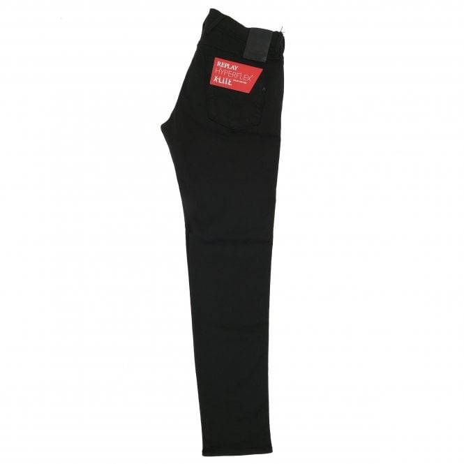 Replay Anbass Hyperflex Color Edition Black Jeans