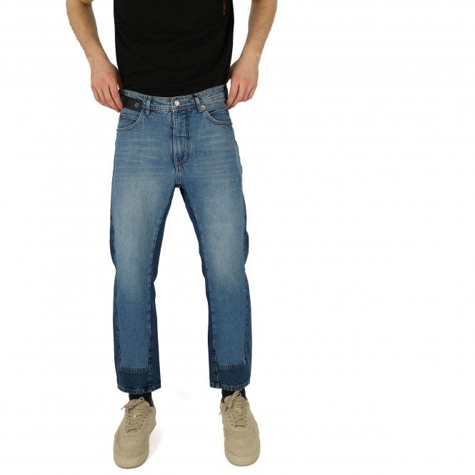 Neil Barrett Loose Aerodynamic Jeans Blue