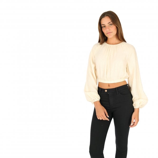 Pretty Lavish Jesse Balloon Cream Top