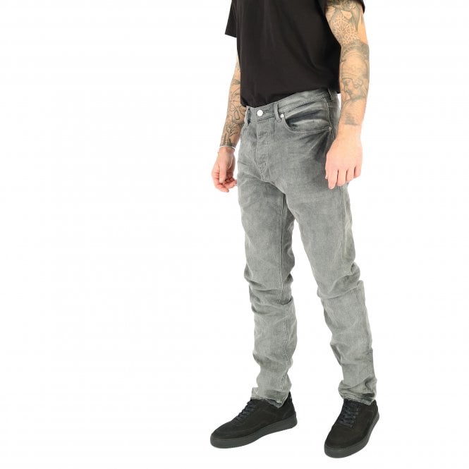 Purple Brand Straight Fit Washed Black Stretch Jean