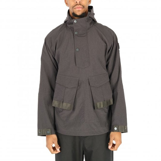 ST-95 Proximity Black Hooded Pullover Smock Jacket