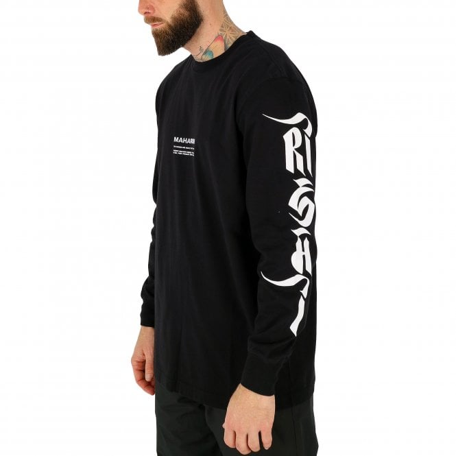 Maharishi Tibetan LS Black Tee