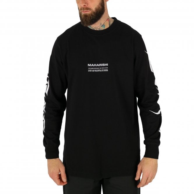 Maharishi Tibetan LS Black Tee