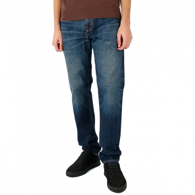 Edwin Regular Tapered Mid Wash Stretch Jean