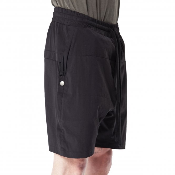 Thom Krom Press Stud Drop Crotch Black Short