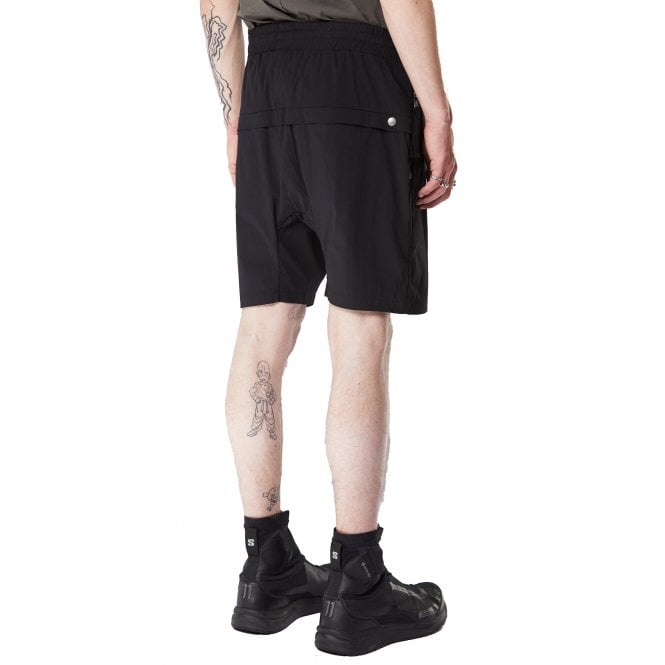 Thom Krom Press Stud Drop Crotch Black Short