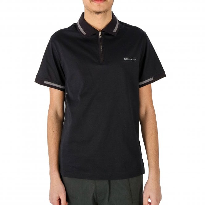 Belstaff Graph Zip Black Polo