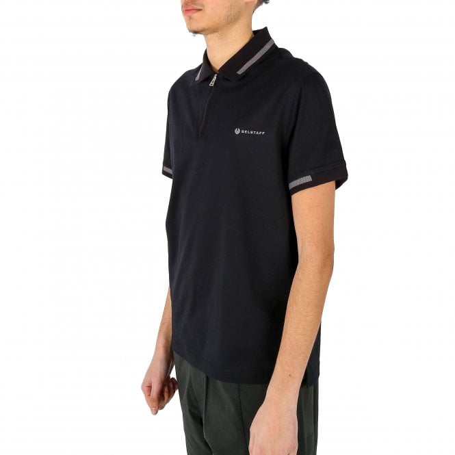 Belstaff Graph Zip Black Polo