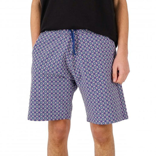 Universal Works Lumber Pattern Blue Short