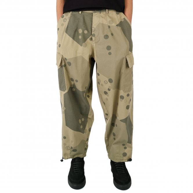 Universal Works Dot Camo Twill Loose Stone Cargo Pant