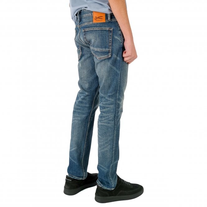 Denham Razor Stretch Dark Blue Jean