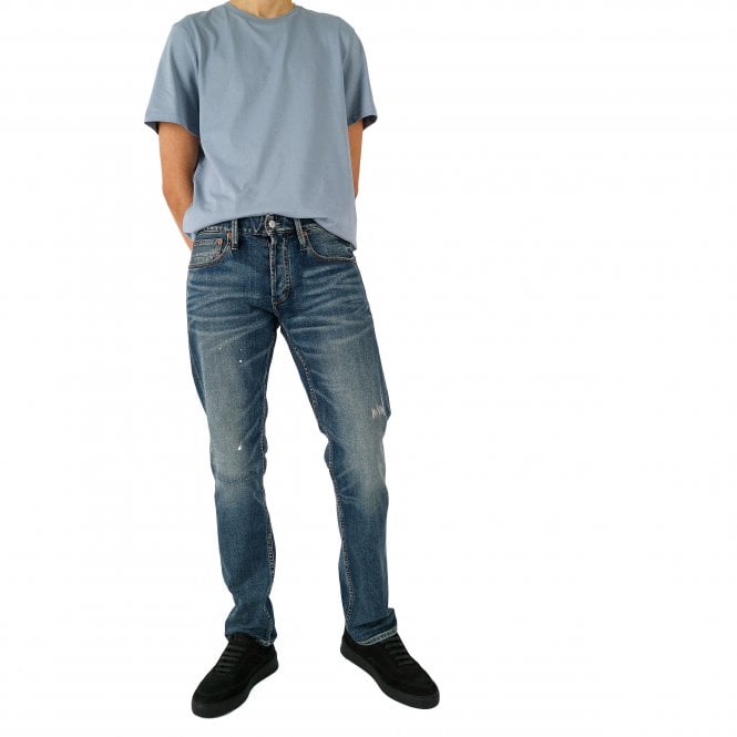 Denham Razor Stretch Dark Blue Jean