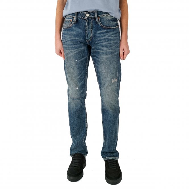 Denham Razor Stretch Dark Blue Jean