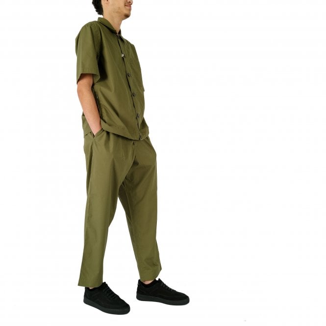 Universal Works Recycled Oxford Khaki Trouser