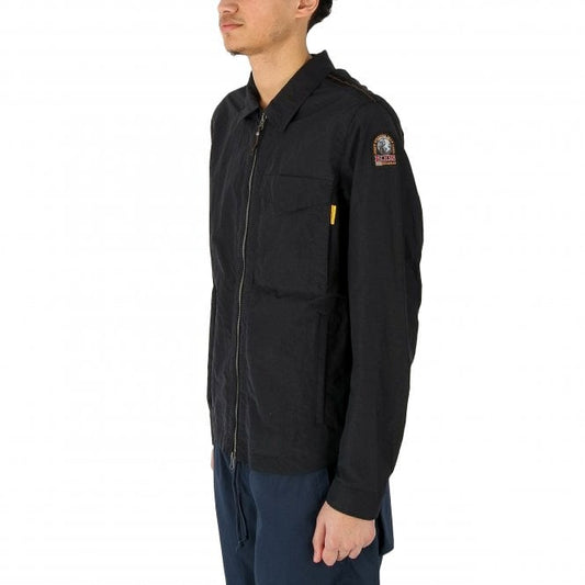 Parajumers Rayner Zip Black Overshirt Jacket