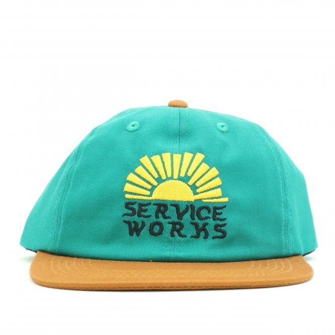 Service Works Sunnyside Up Teal Cap