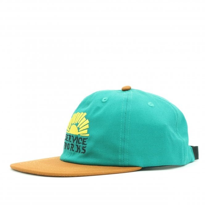 Service Works Sunnyside Up Teal Cap