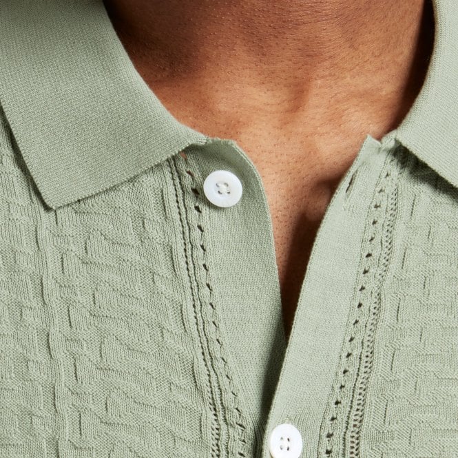 Che Studios Link Knitted Sage Green Shirt