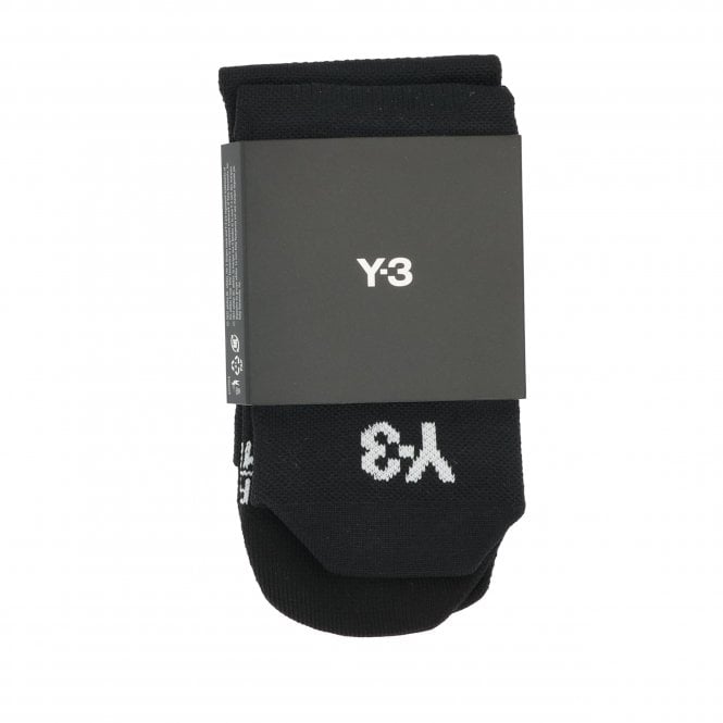 Y3 Small Logo Black Socks