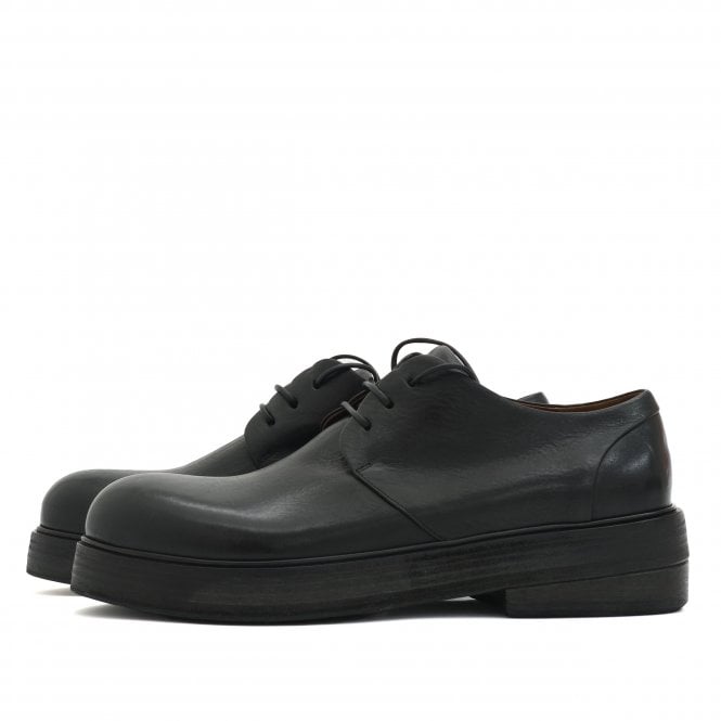 Marsell Zuccolona Derby Black Shoe