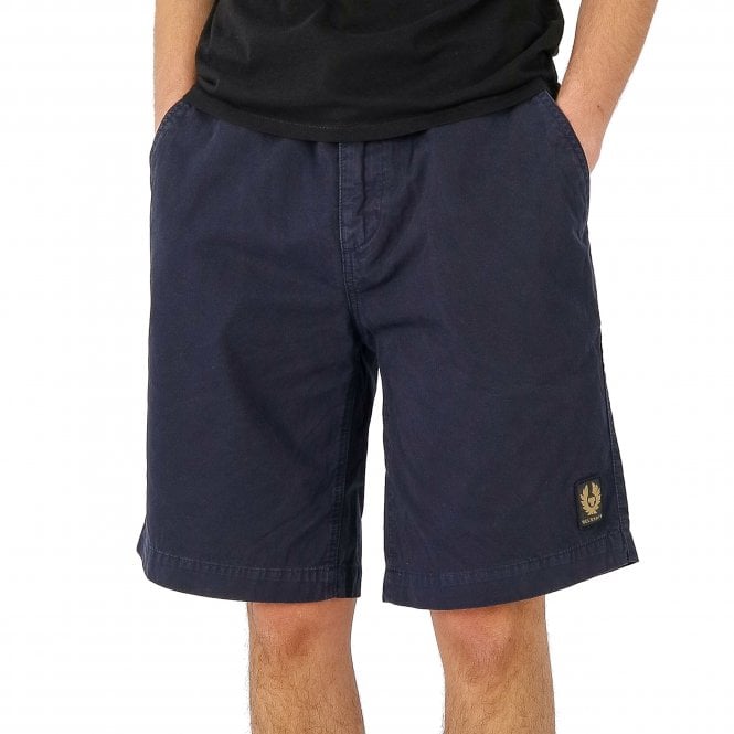 Belstaff Dalesman Navy Washed Cotton Short