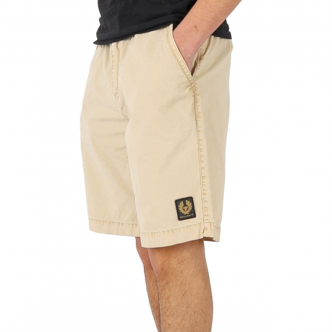 Belstaff Dalesman Washed Cotton Beige Short