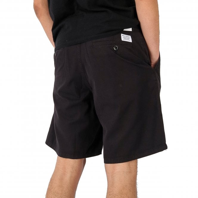 Norse Projects Aros Chino Black Chino Short