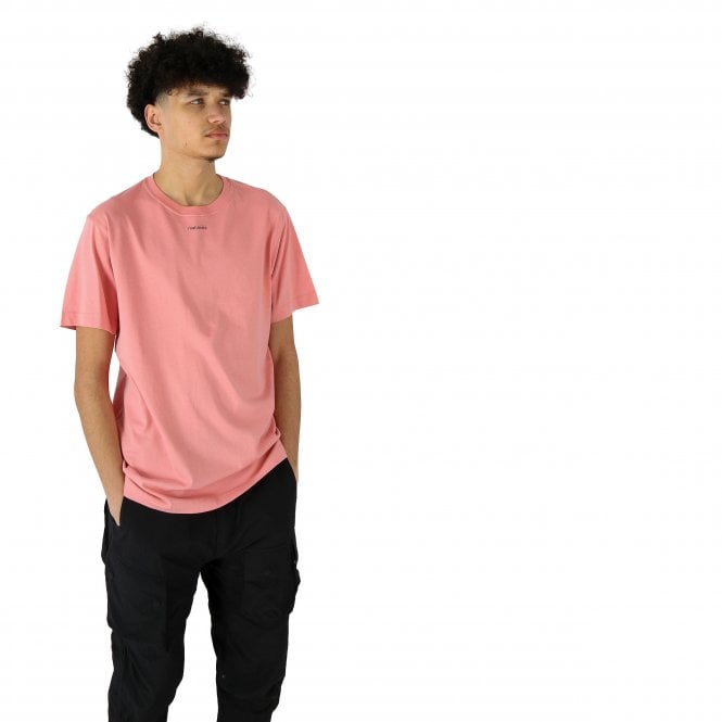 Maharishi Micro Chest Logo Pink Tee