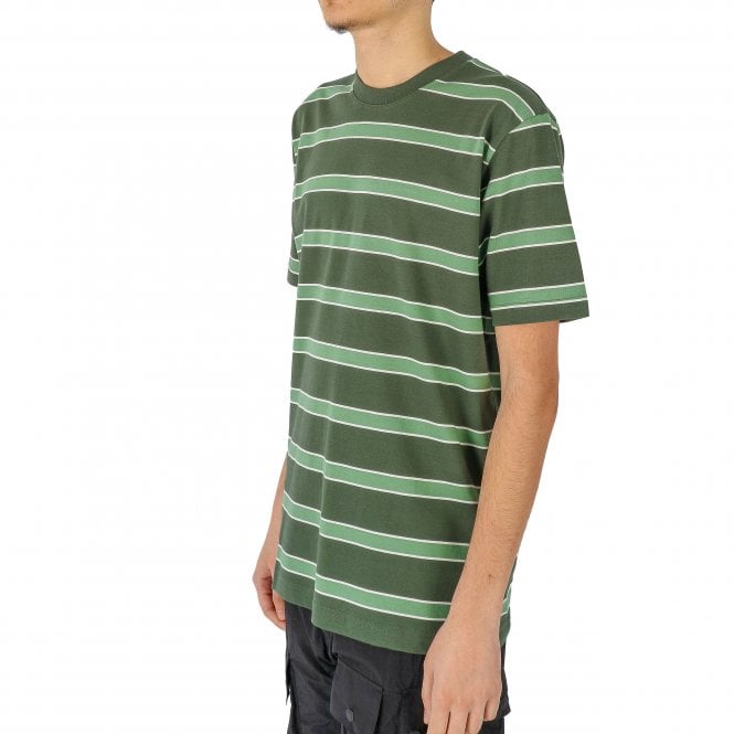 Johannes Stripe Green Tee