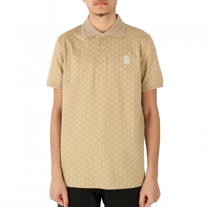 Sandbanks Monogram Logo Sand Polo