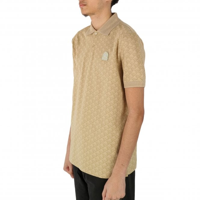 Sandbanks Monogram Logo Sand Polo