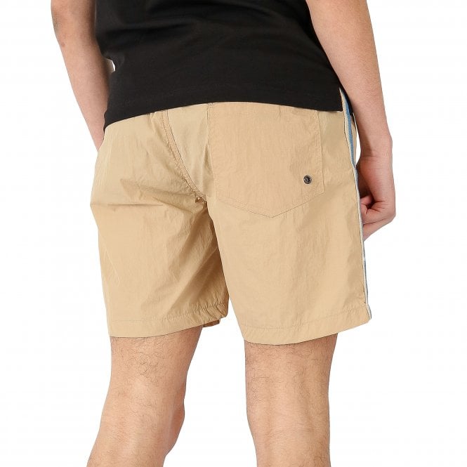 Aquascutum Side Trim Beige Swimshort