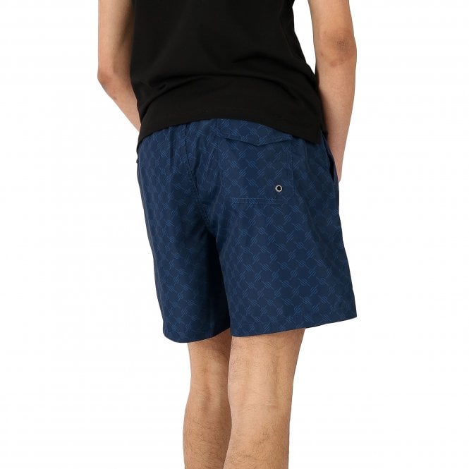 Daily Paper Kato Monogram Navy Swimshort