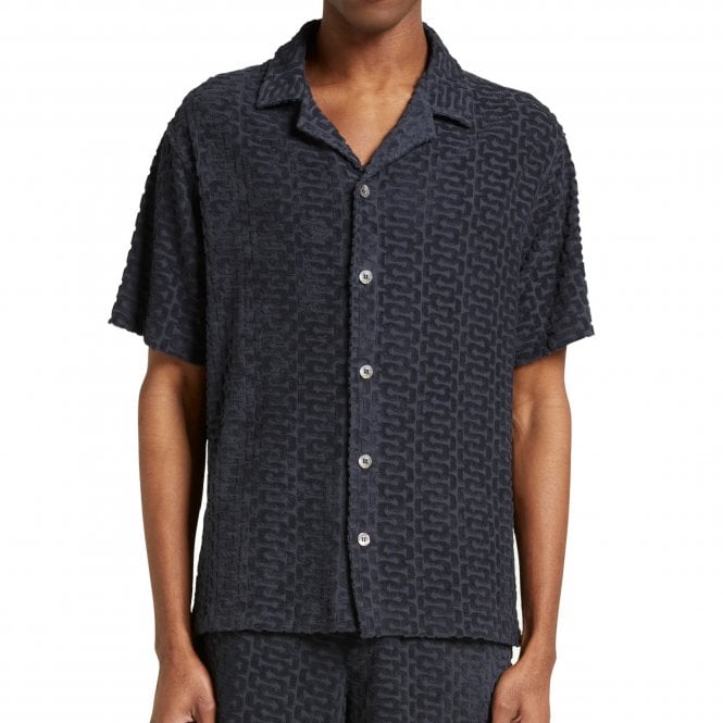 Che Studios Bule Terry Navy Shirt